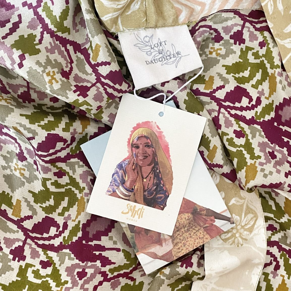 Loft & Daughter maxi kimono campaign shot