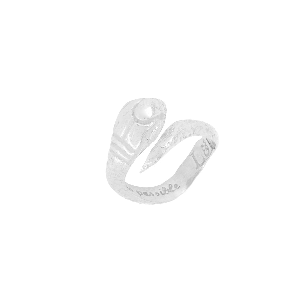 Serpent Pinky Ring Silver – Loft & Daughter