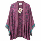 Orchid Bloom short sari kimono