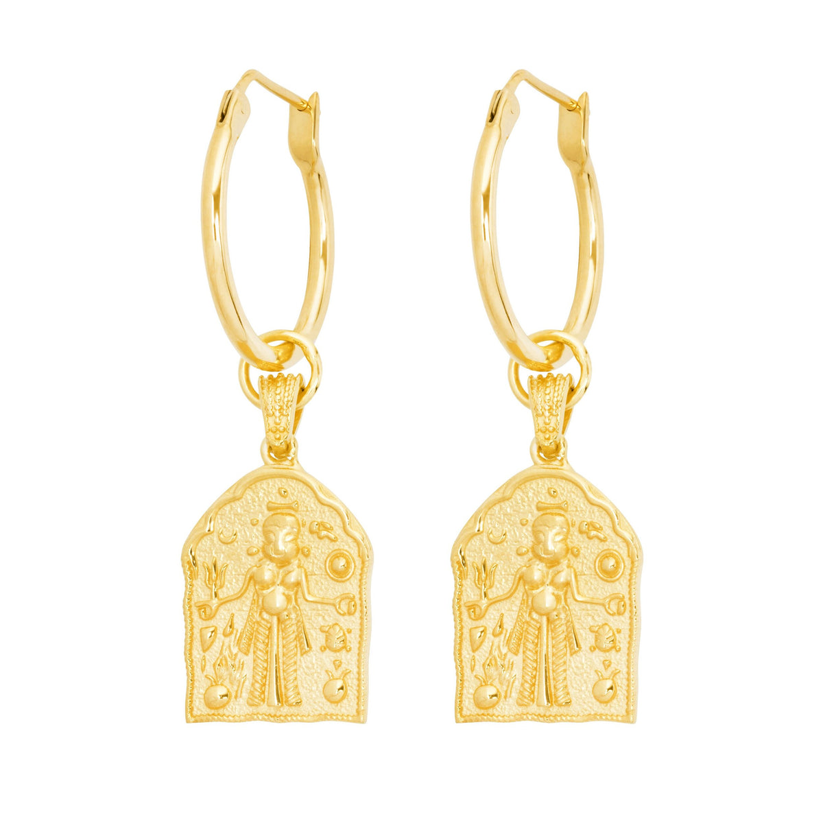 Kali Amulet Hoops