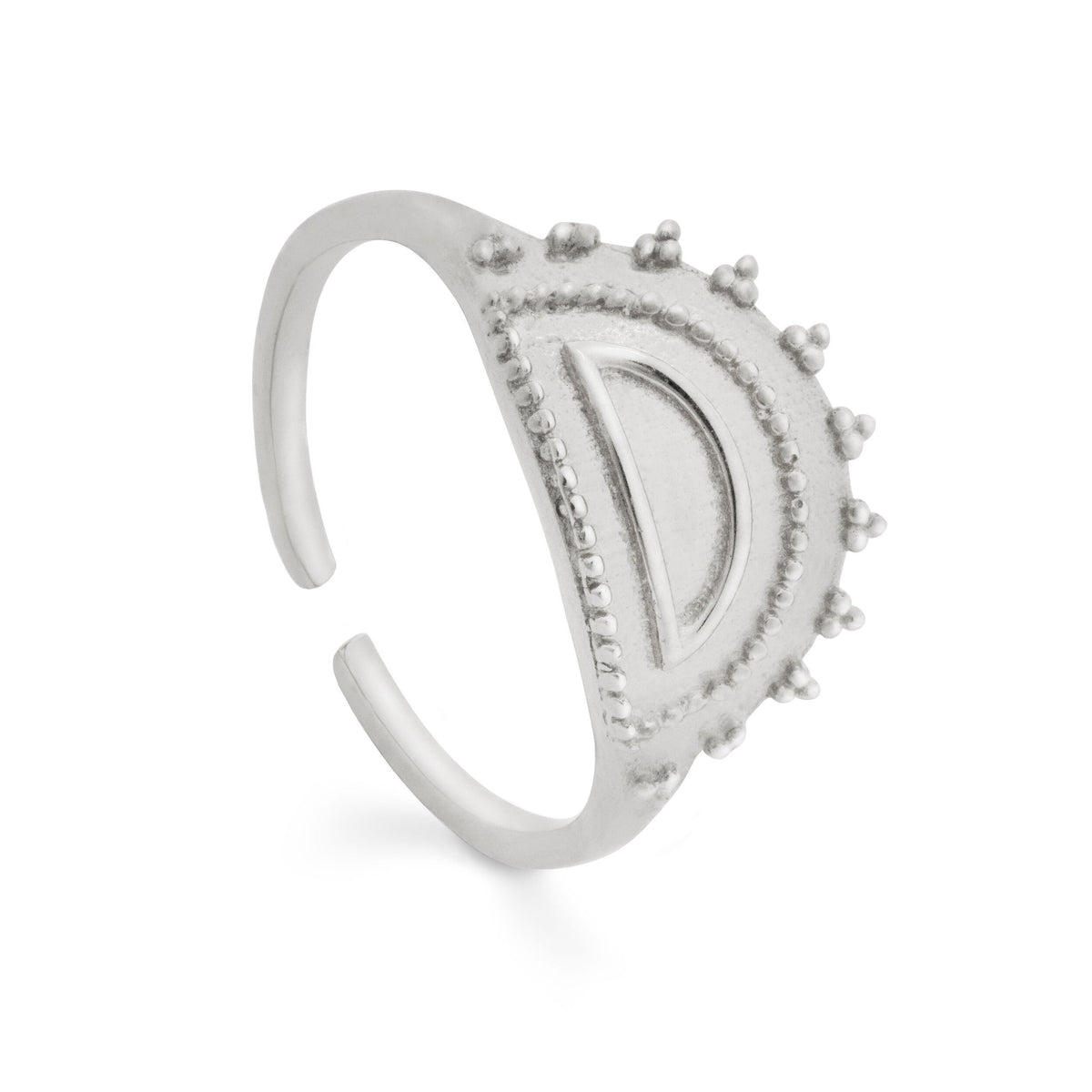 Half Moon Ring Silver