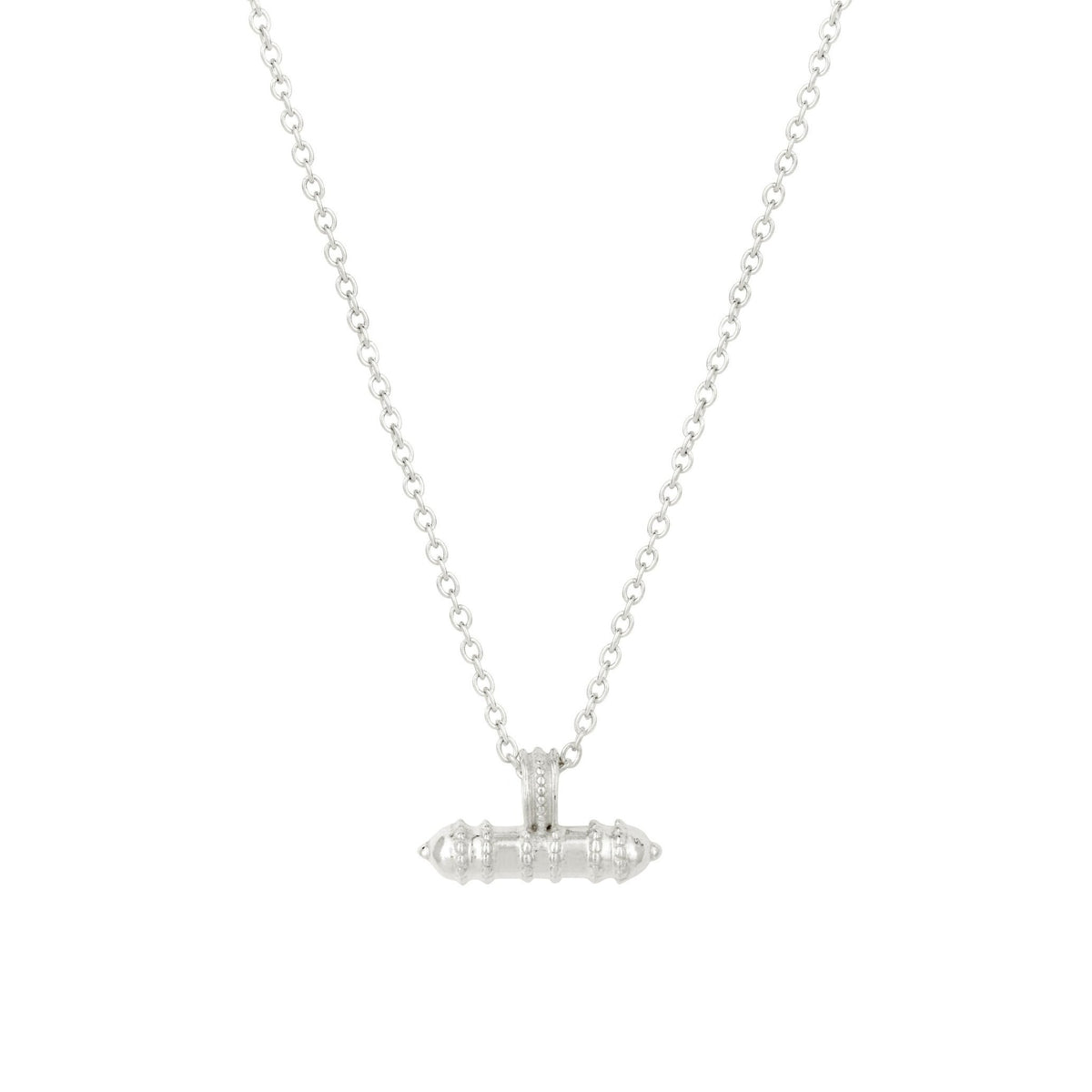 Baby Amulet Necklace Silver