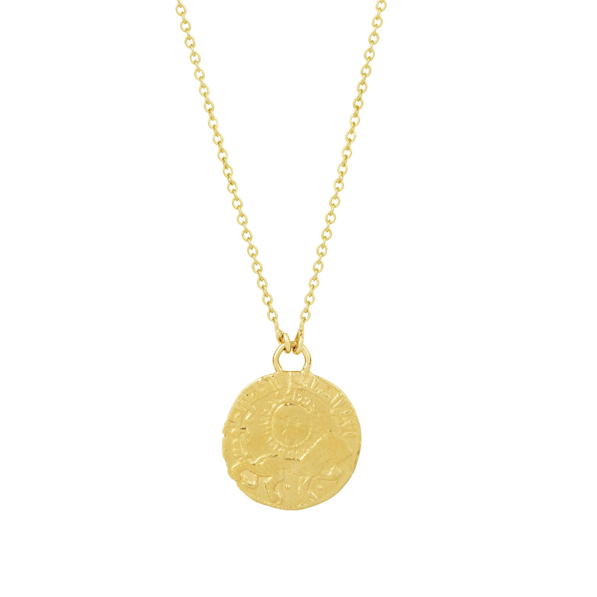 Relic Coin Pendant Gold Vermeil