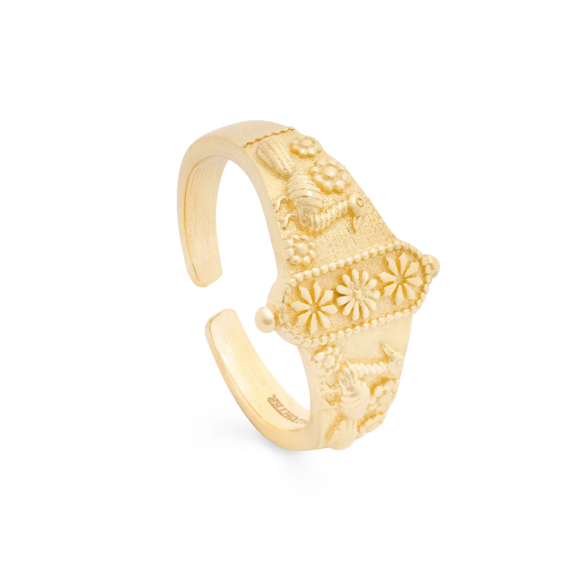 Peacock Pinky Ring