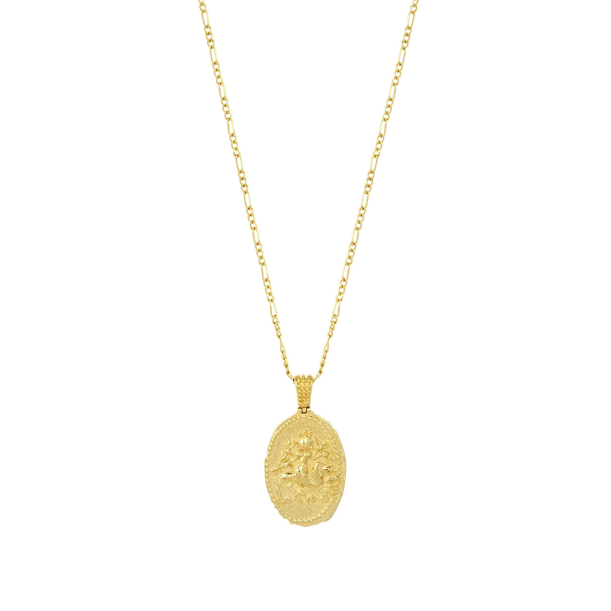 She Who Has Courage Pendant Gold Vermeil