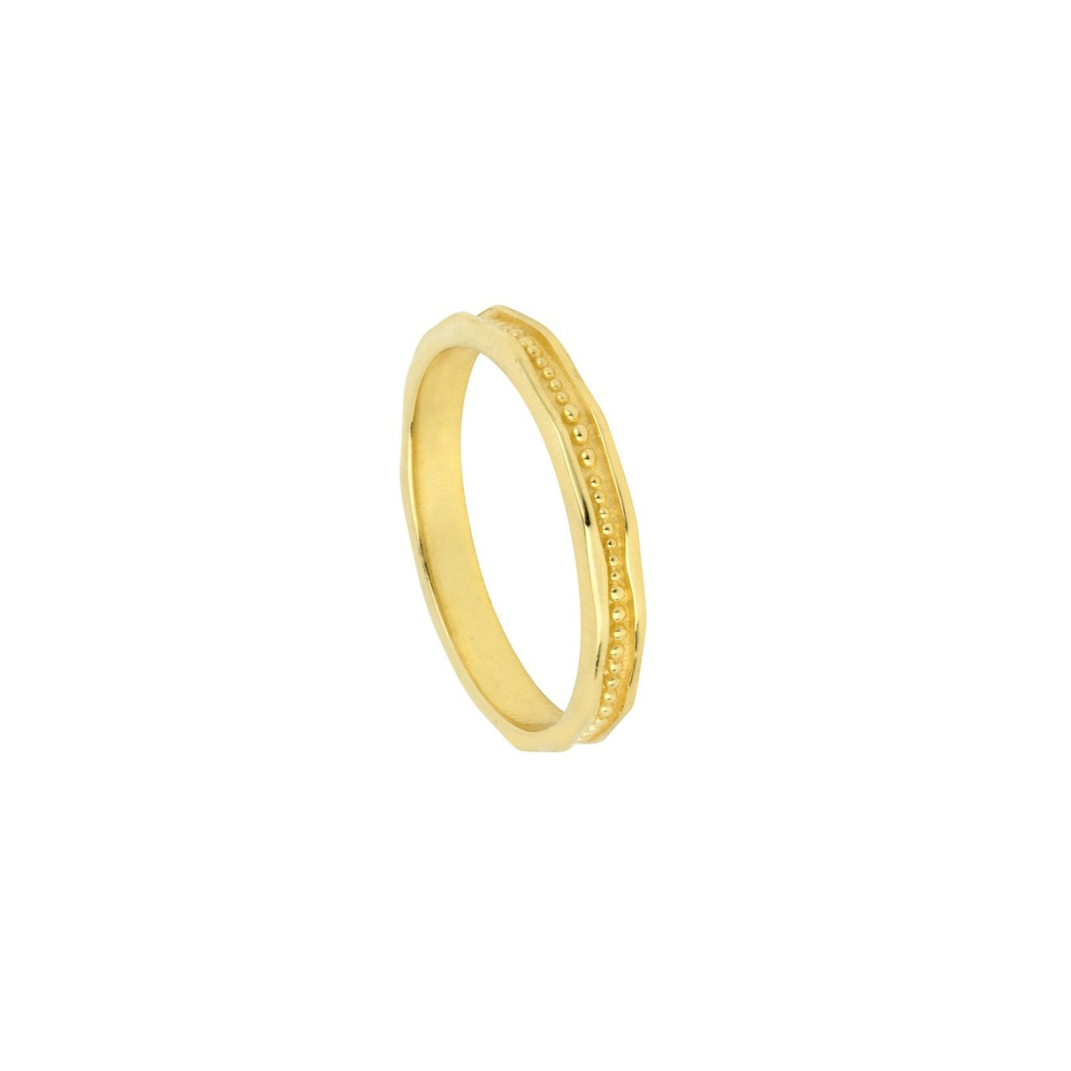 Skinny Relic Stacking Ring Gold Vermeil - Sample Sale 2026