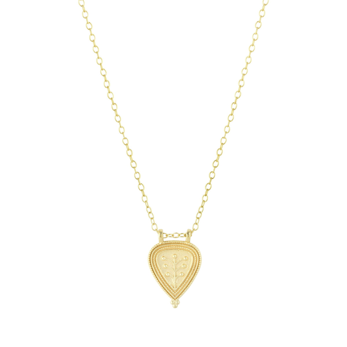 Sacred Tree Amulet Gold Vermeil