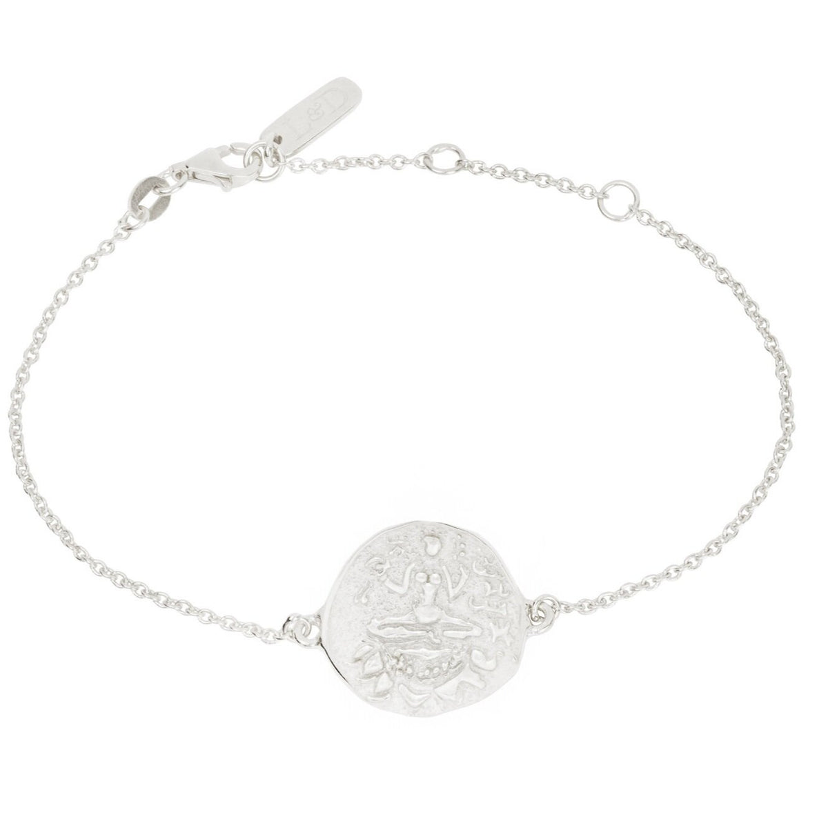 Lakshmi Coin Bracelet Silver