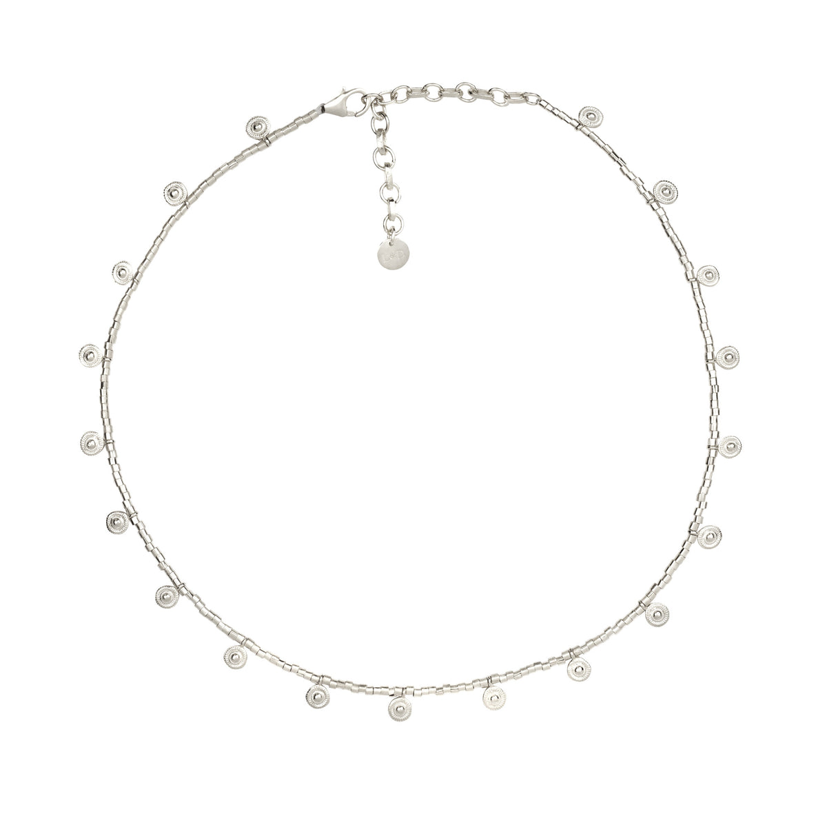 Bishnoi Coin Choker Silver